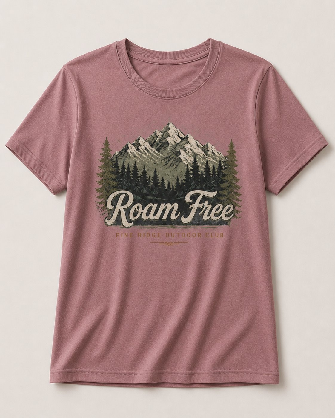 Roam Free Pine Ridge Women's T-Shirt-Mauve-3