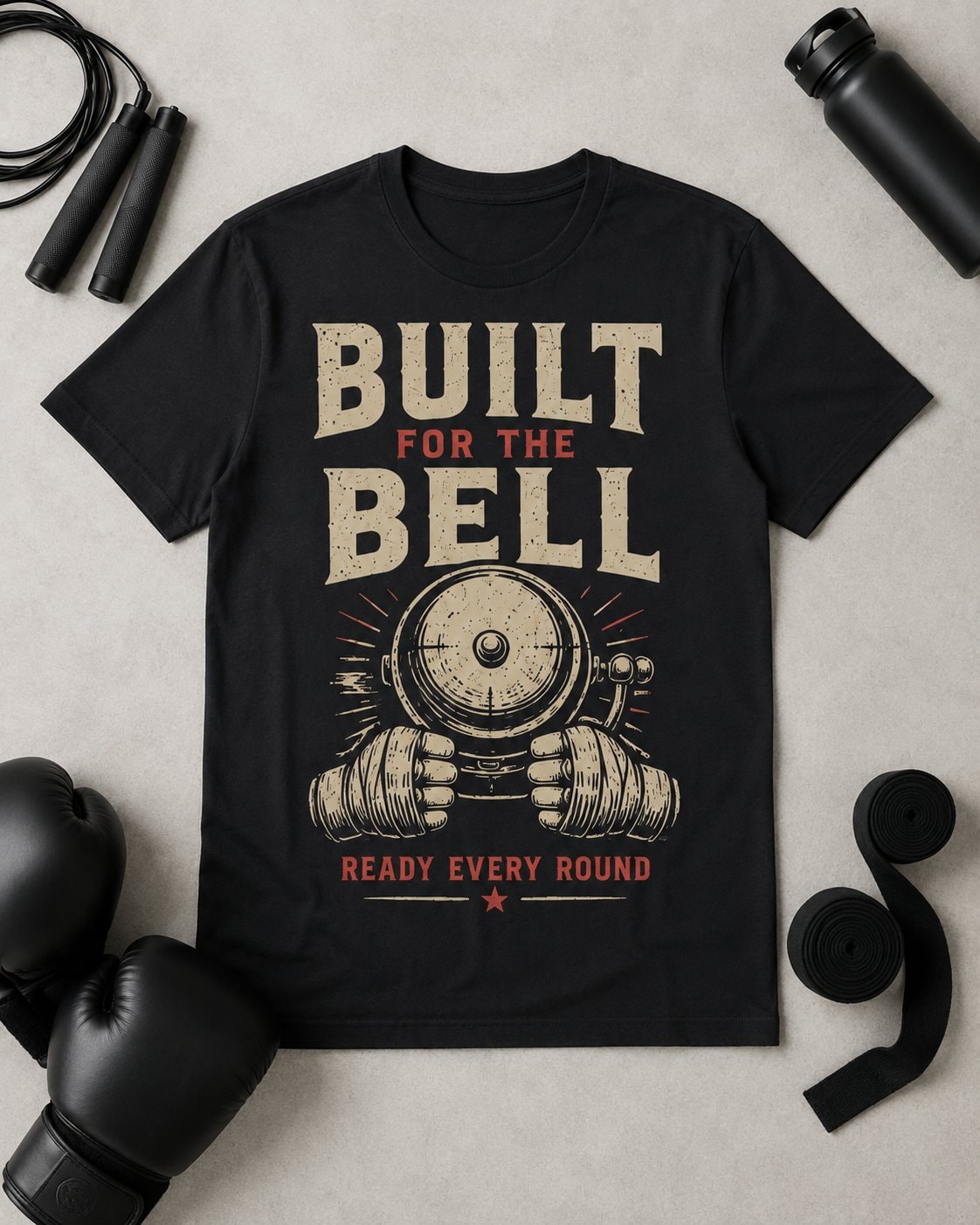 Built For The Bell Men's T-Shirt-Charcoal-4