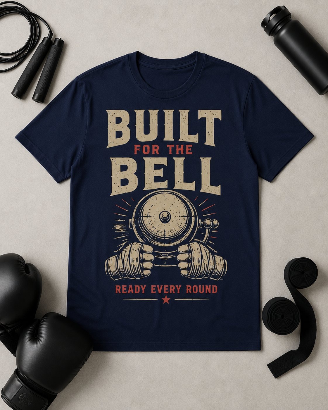 Built For The Bell Men's T-Shirt-Navy-4