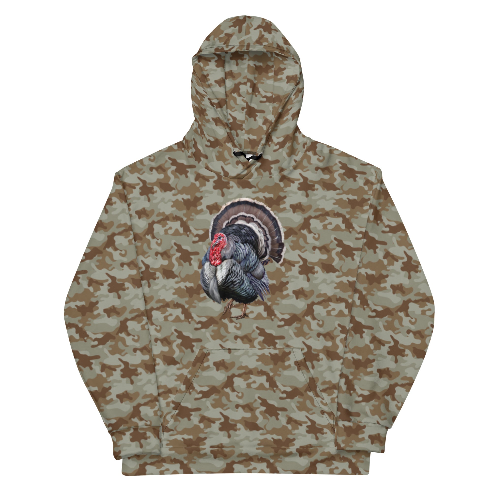 Camo Turkey Hunting Soft Hoodie Recycled Polyester Blend
