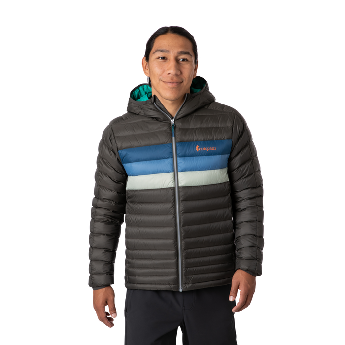 Water-Resistant Lightweight Black Hooded Jacket with Scuba Hood