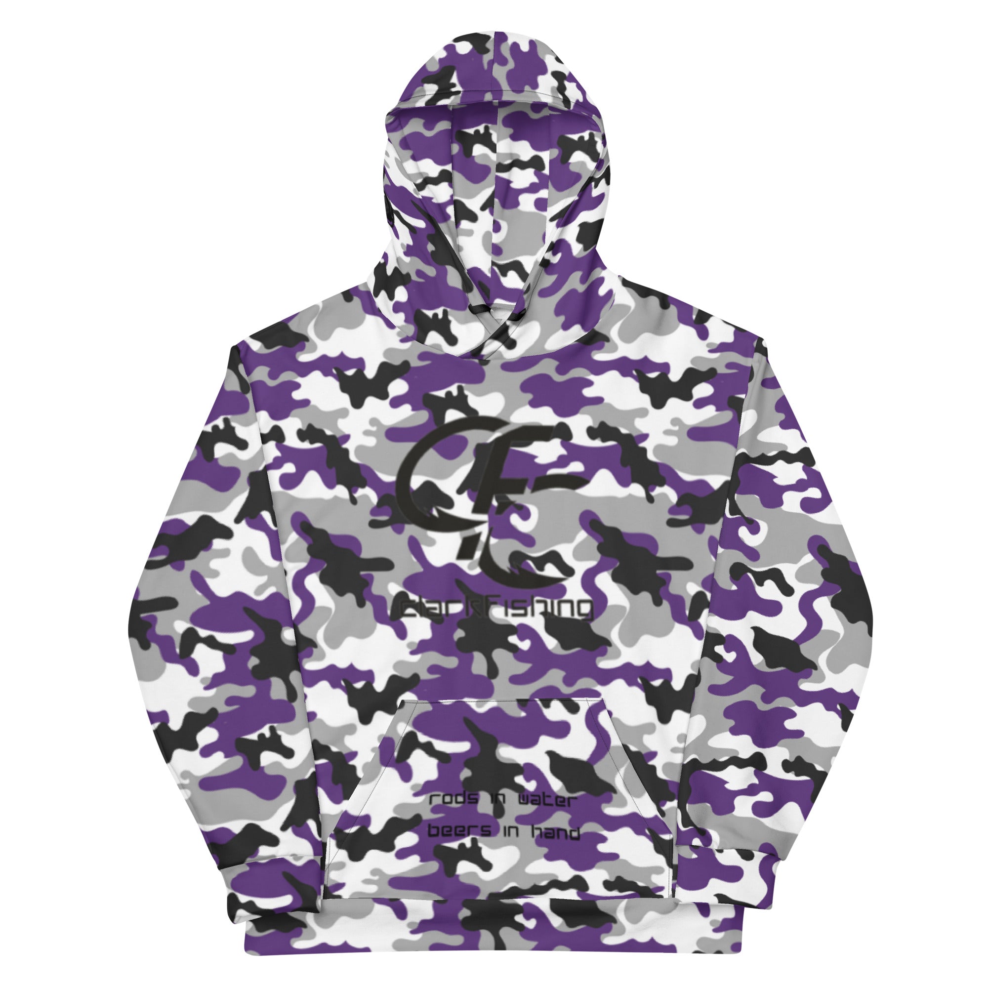 Purple Camo Fleece Hoodie for Ultimate Comfort