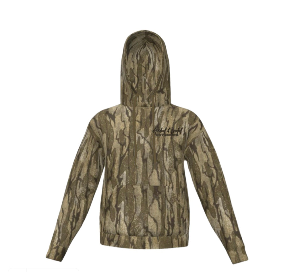 Water-Repellent Thermal Hoodie in Swamp Color | Lightweight & Super Warm