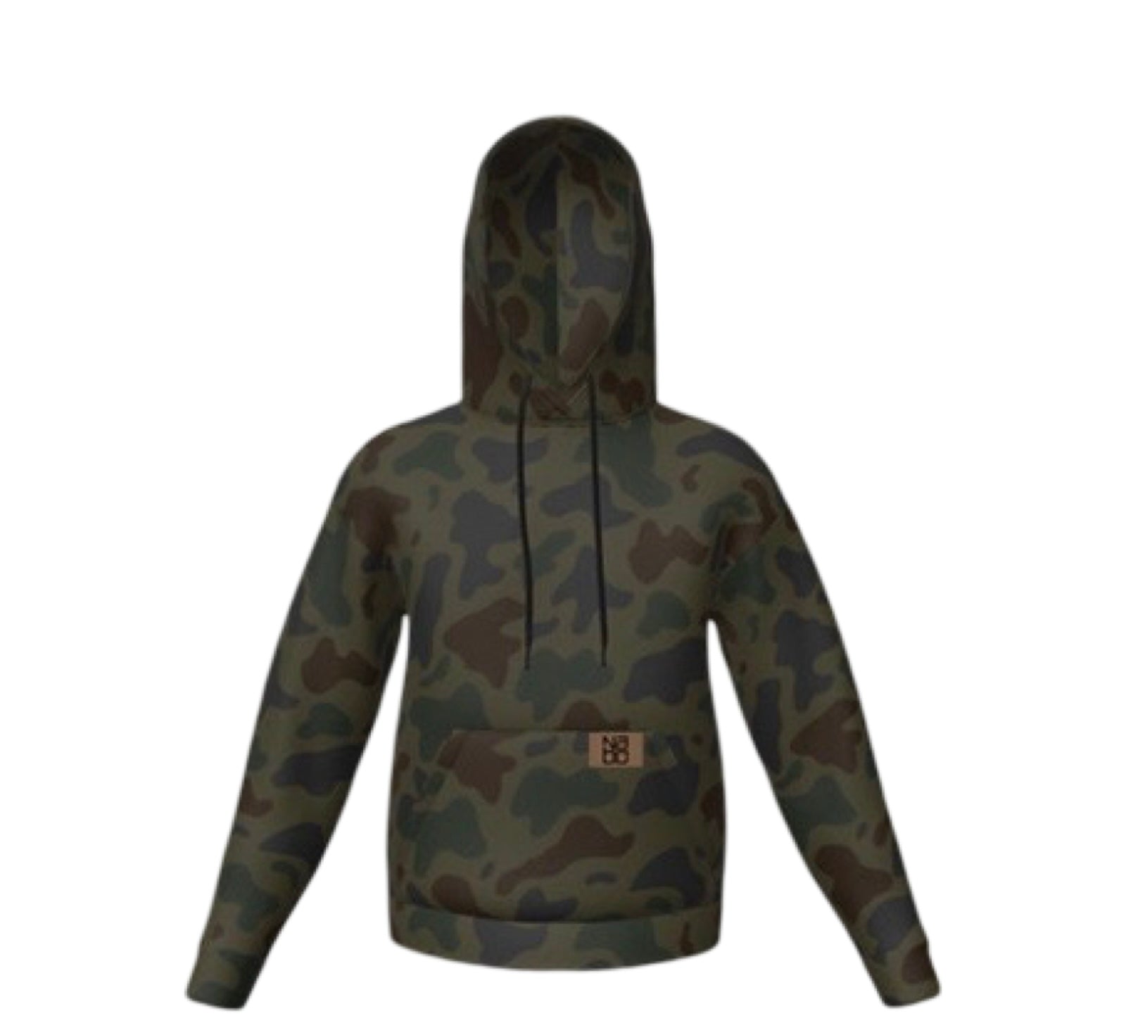 Warm Camo Thermal Hoodie for Adults