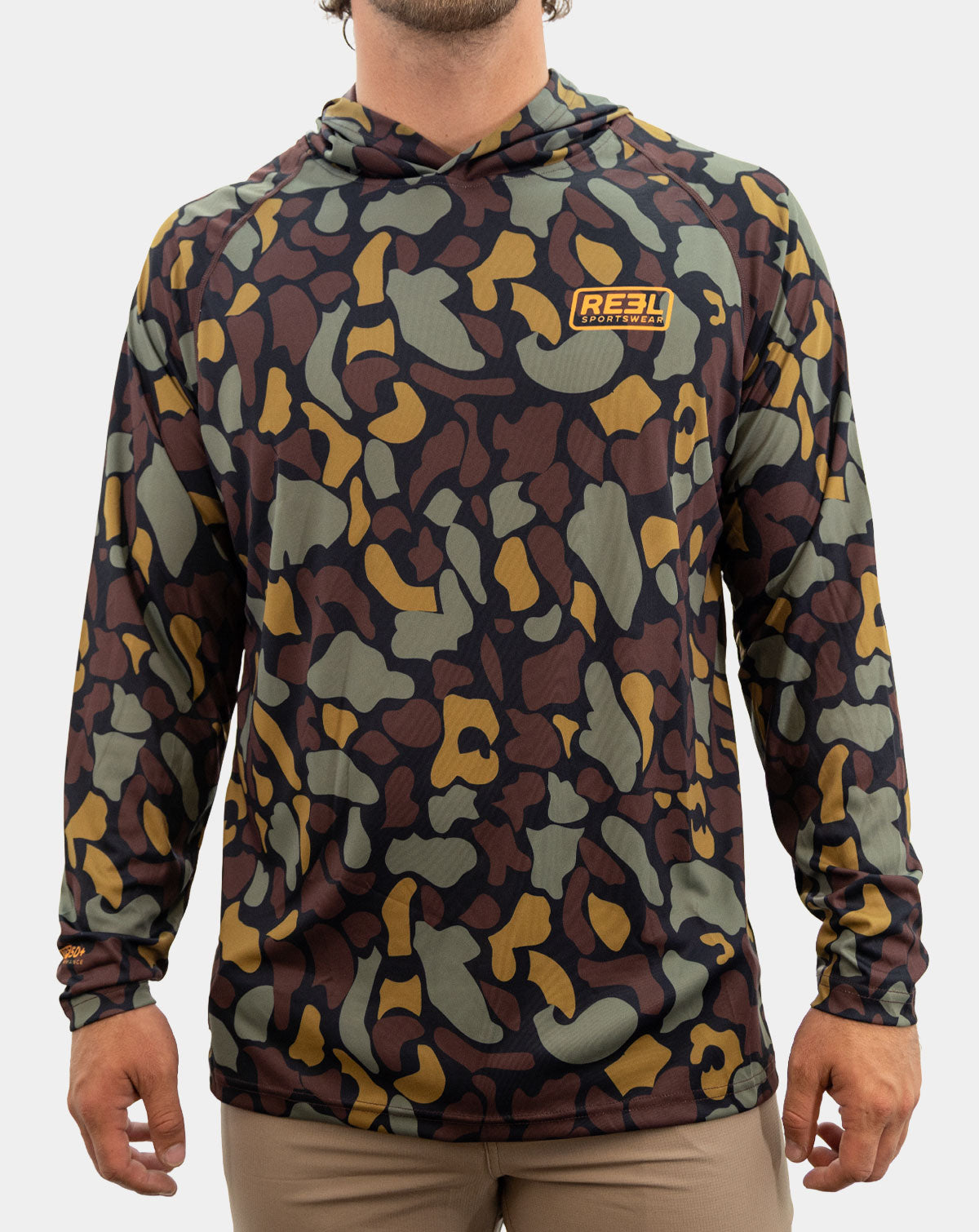 Camouflage Performance Hoody in Maroon for Hunters & Roamers