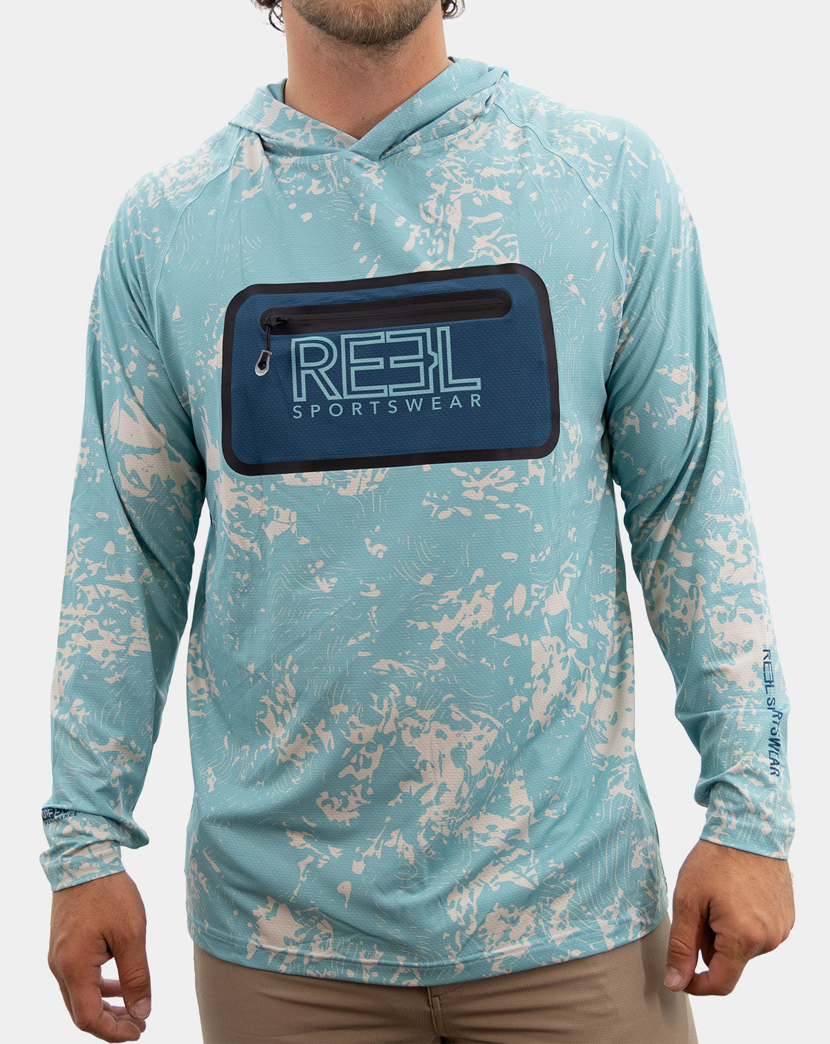 Teal Pro+ Performance Collie Man Hoody - Lightweight, Breathable, Sun Protective Gear