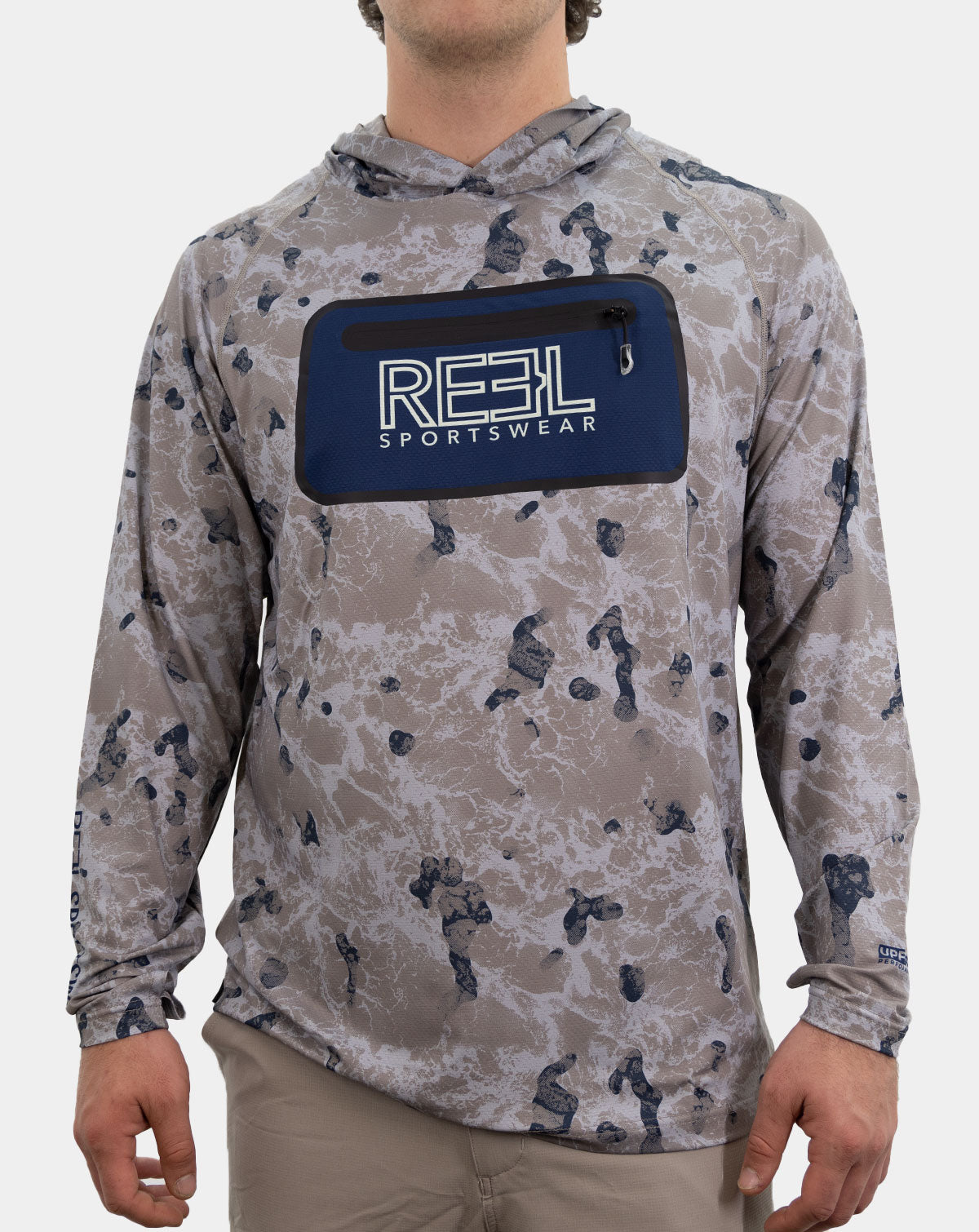 Pro+ Slater Performance Fishing Hoody - Swirling Tides Design