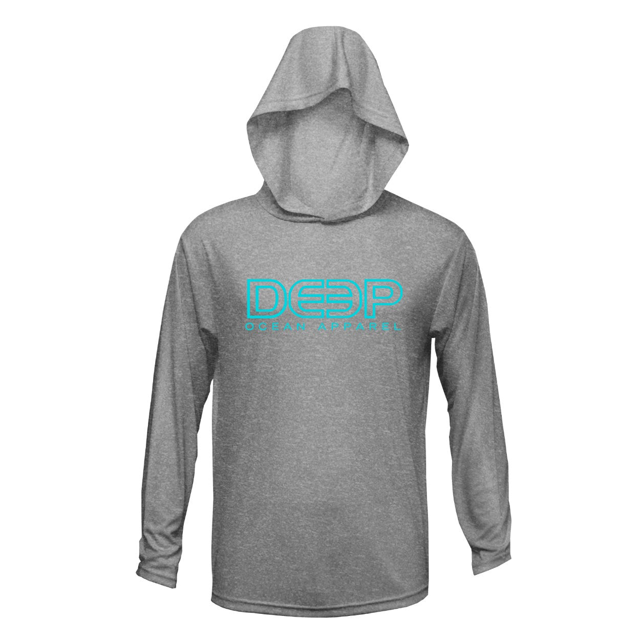 Heather Gray Performance Hoodie for Outdoor Adventure