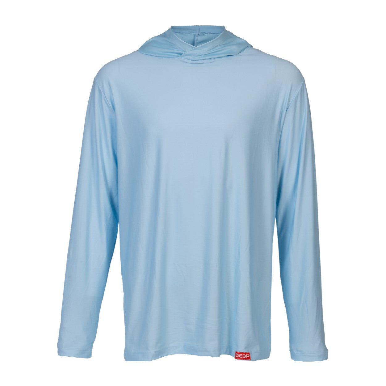Performance Sun Hoodie - Blue Moisture-Wicking UV Protection Shirt