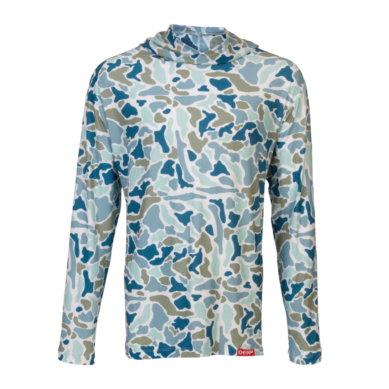 Ultimate Sun Protection Performance Hoodie - Ocean Camo