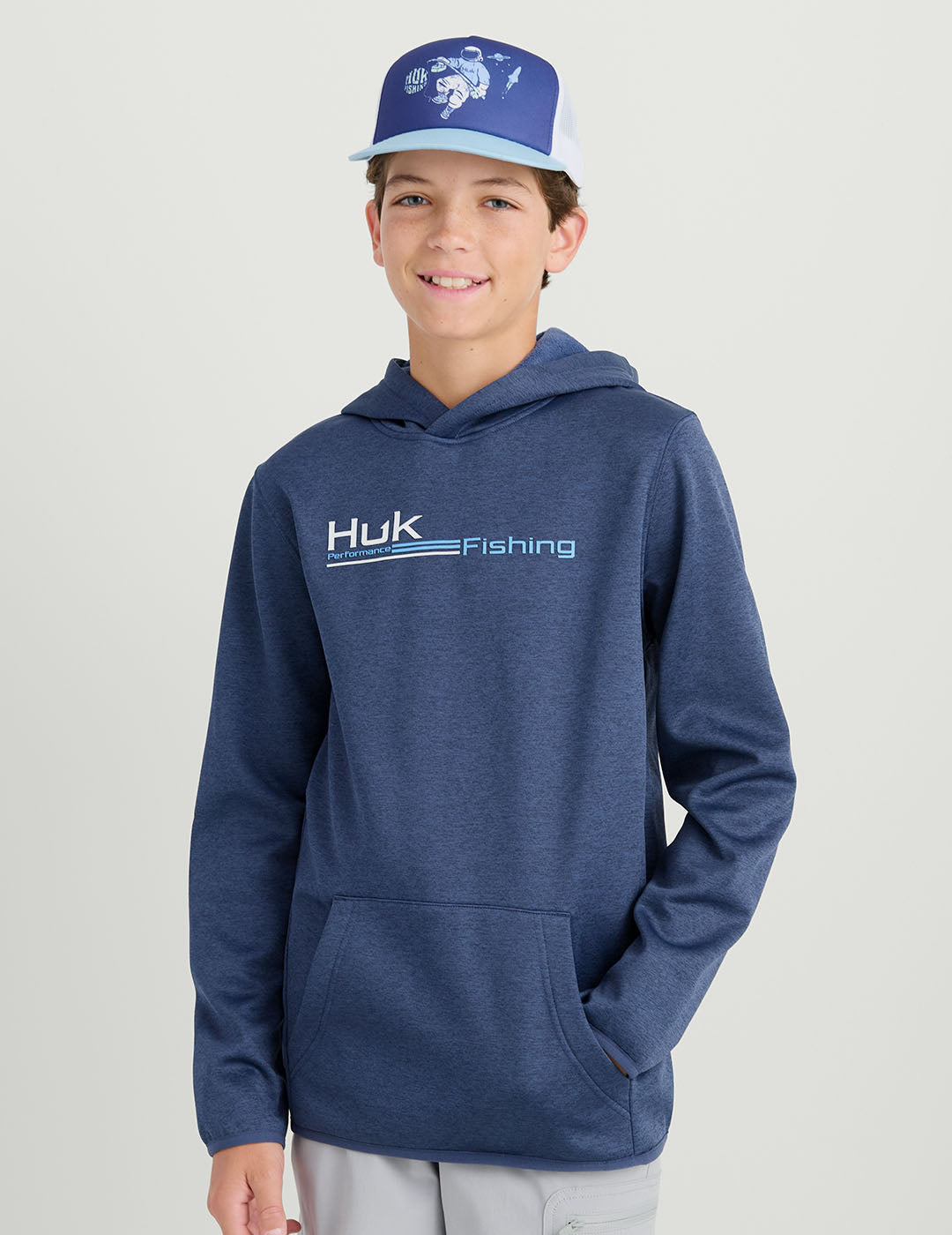 Kids Naval Academy Heather Performance Hoodie