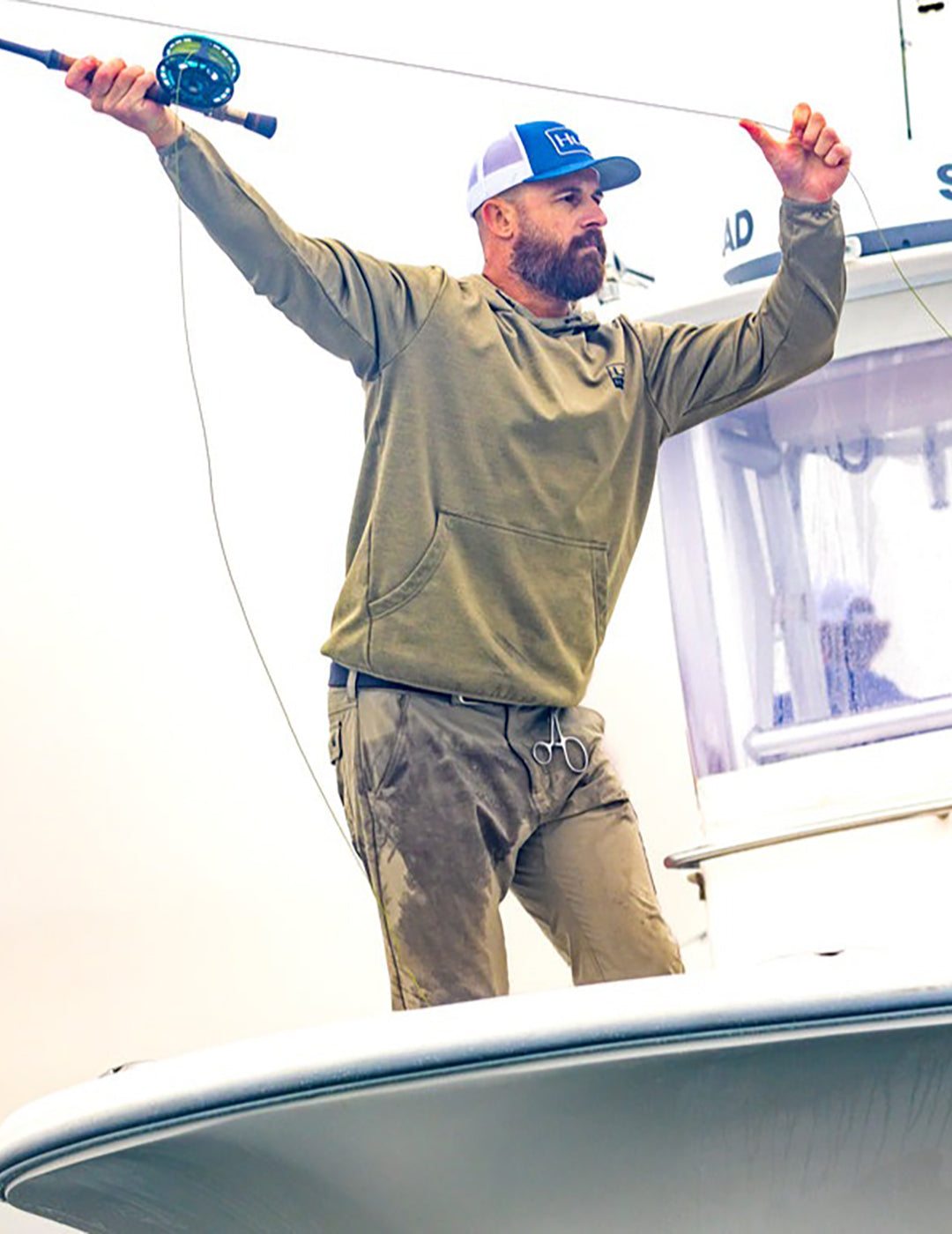 Performance Fleece Hoodie with DWR Treatment