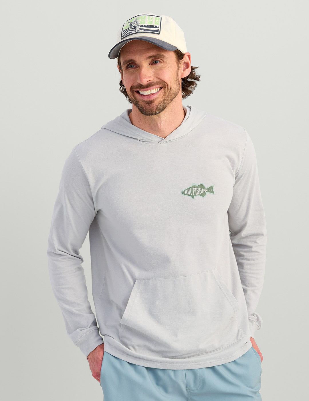 Soft Cotton Blend Bass Graphic Hoodie Tee