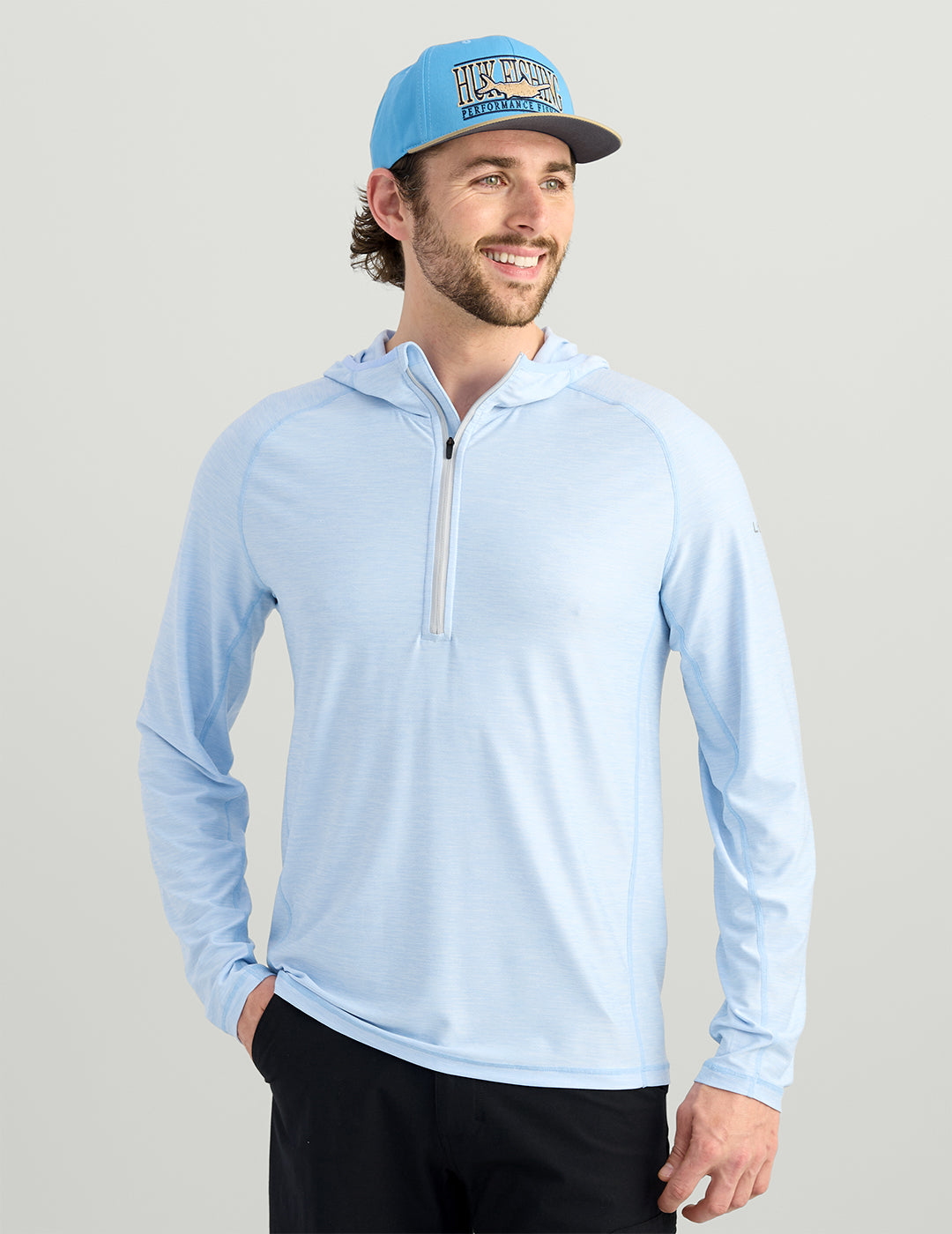 Windsurfer Lightweight Half Zip Performance Hoodie
