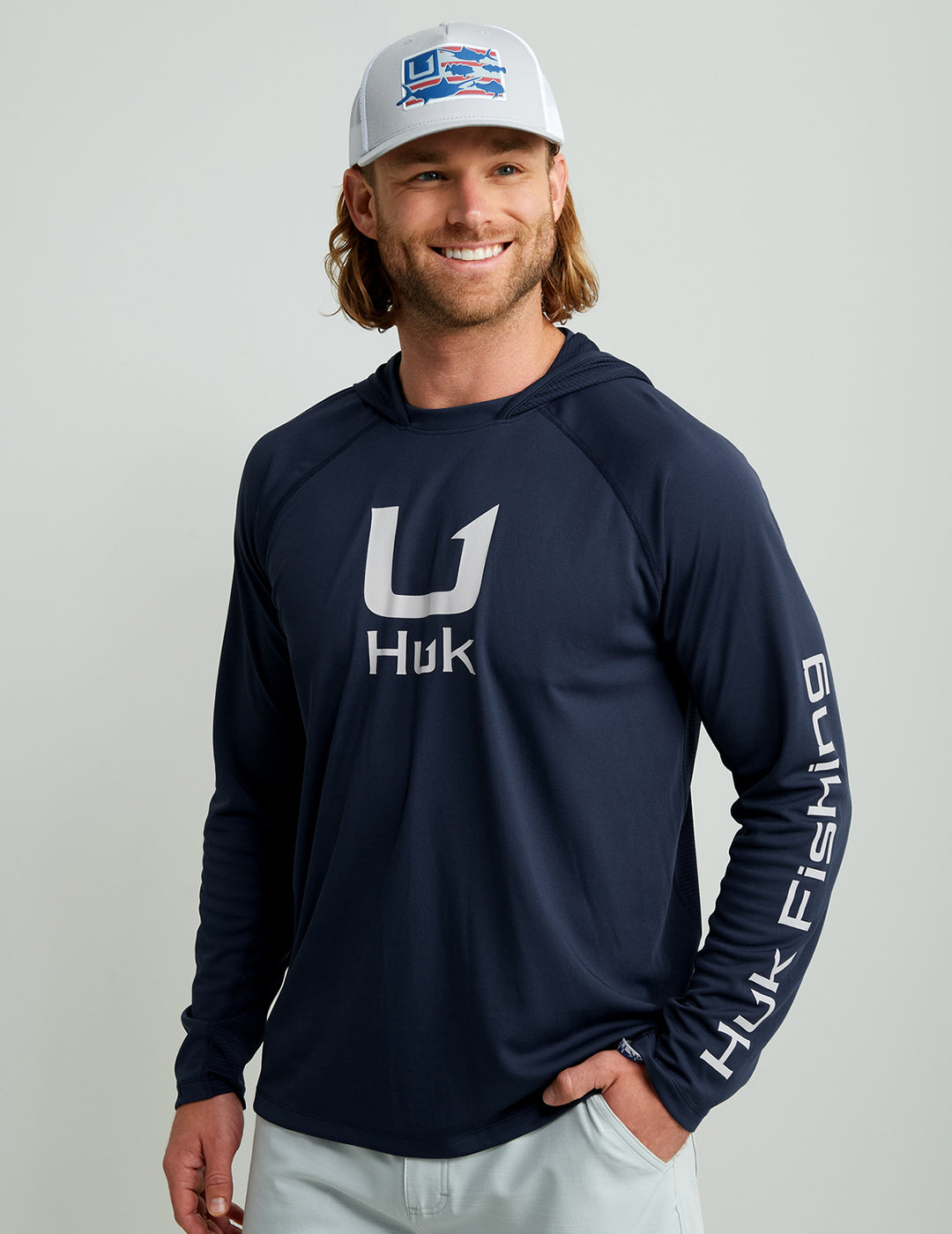 Performance Hoodie for Men - Breathable Angler-Proven Icon Design