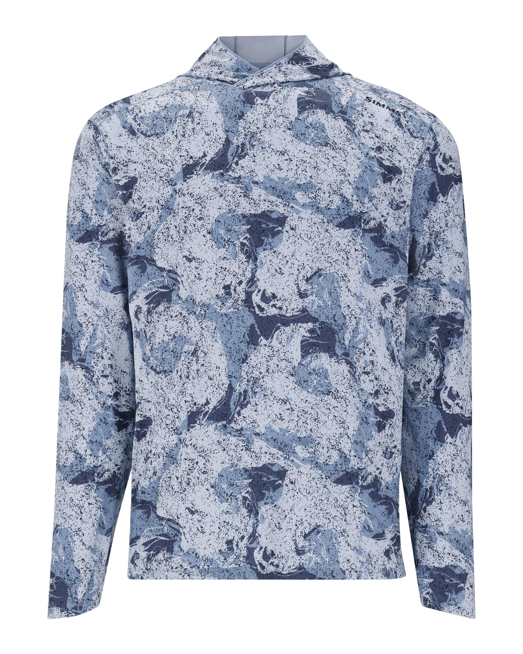 Mens Camo SolarFlex® Performance Hoody - UPF 50+ Fishing Shirt