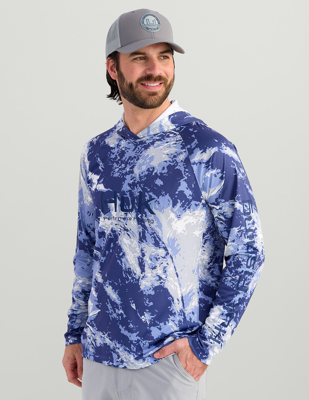 Mossy Oak Performance Fishing Hoodie | UPF 50 Sun Protection