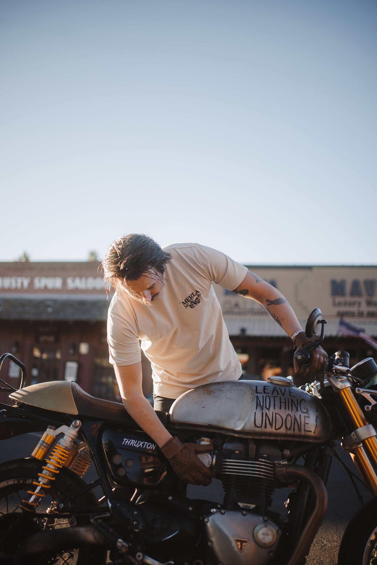 Sydney Adventure Off White Tee | Combed Cotton T-shirt