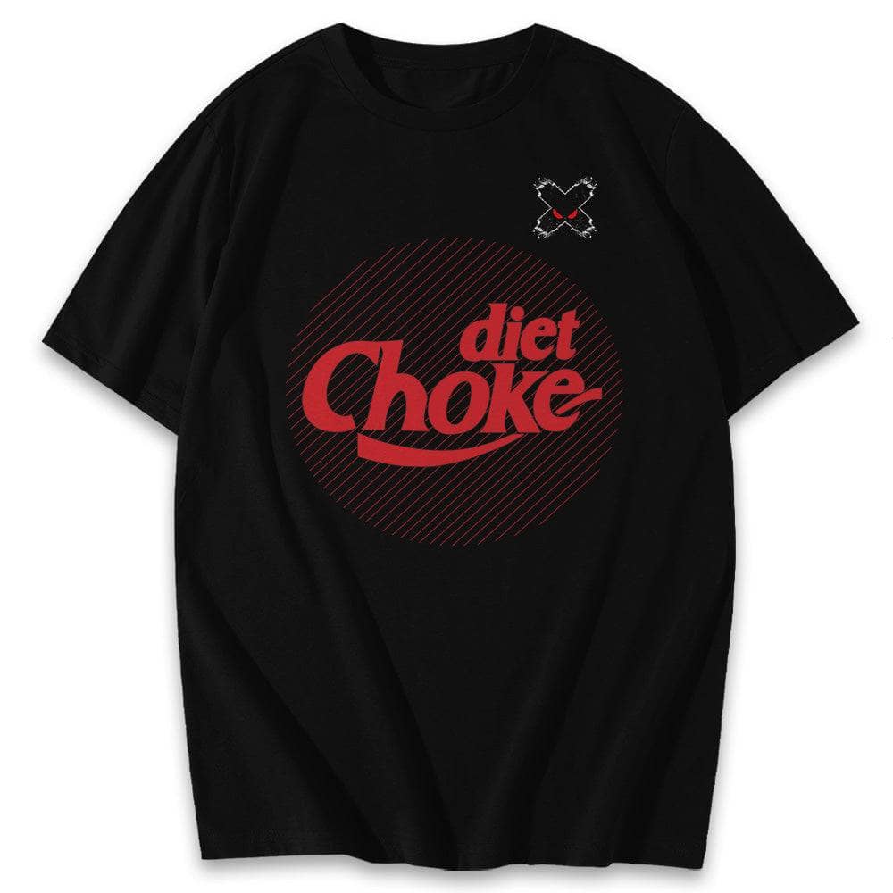 Streetwear Jiu Jitsu Cotton Blend Diet Choke T-Shirt