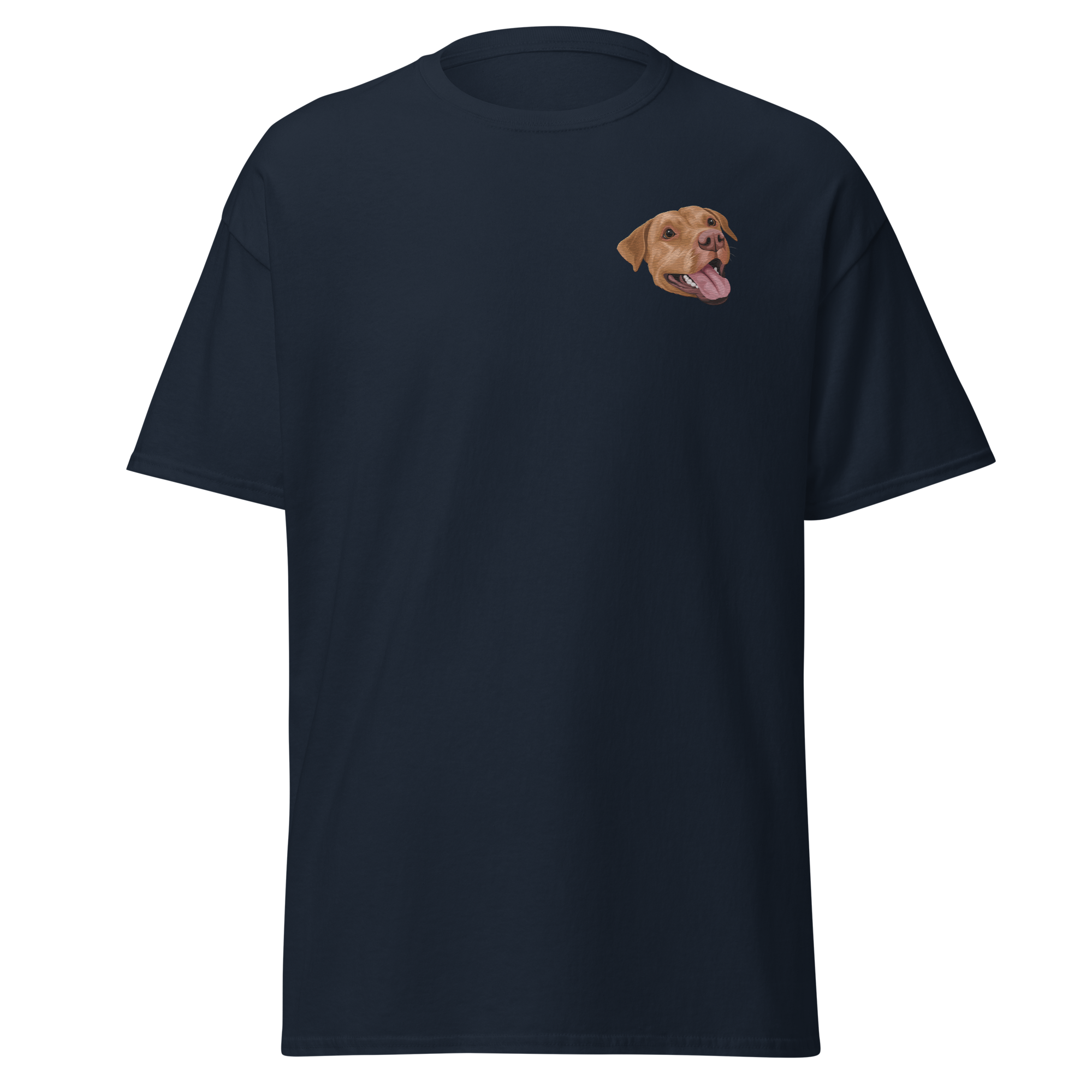 Personalized Pet Embroidered T-Shirt | Custom Design