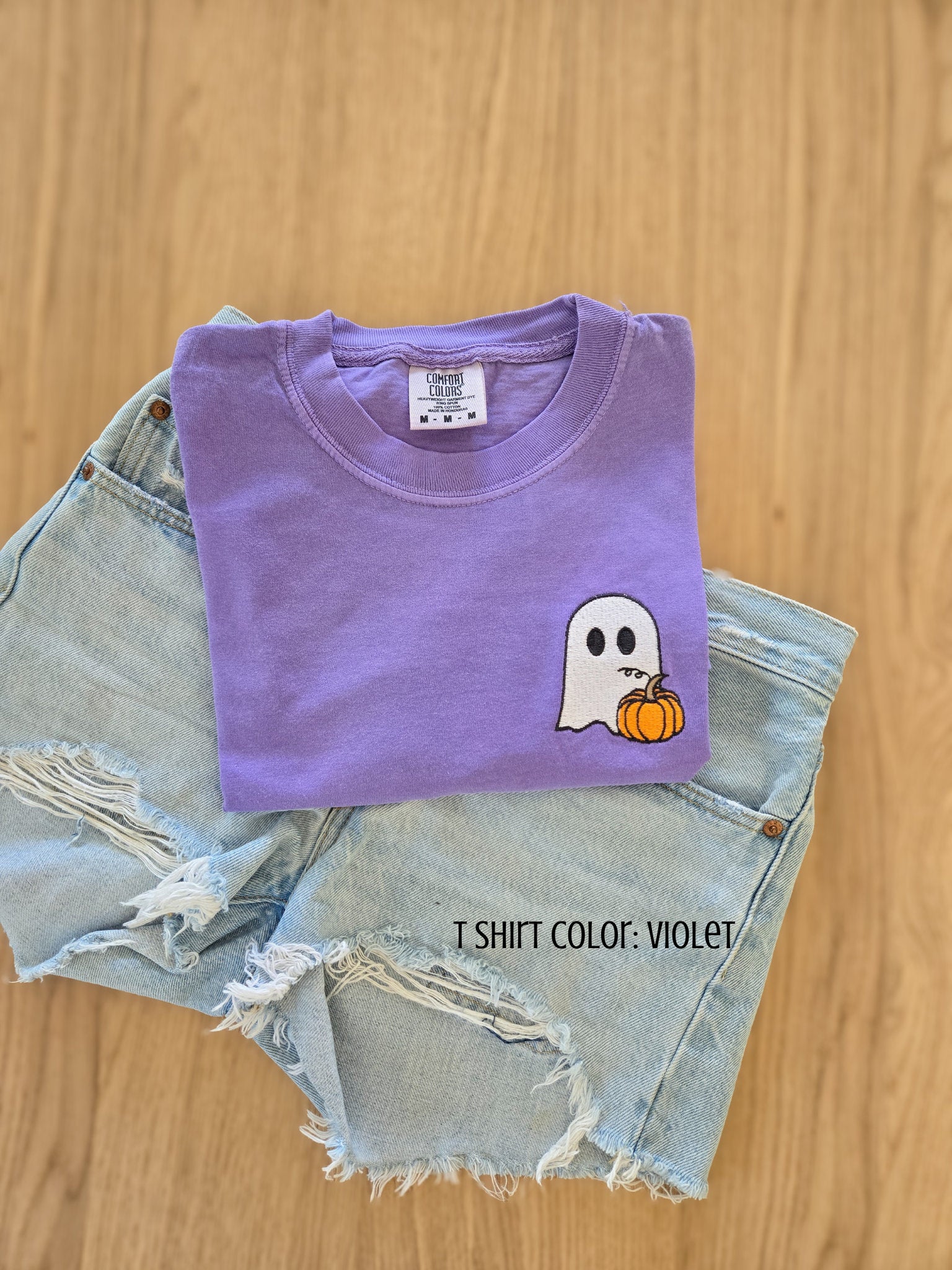 Ghost with Pumpkin T-Shirt