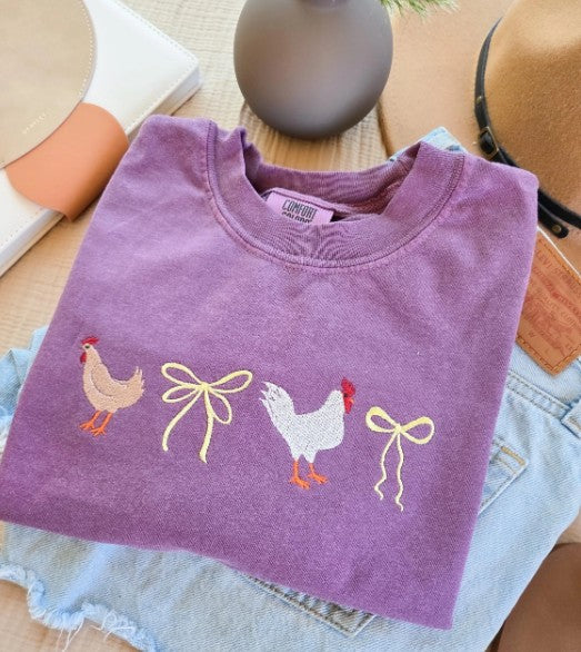 Chicken Bow T-Shirt