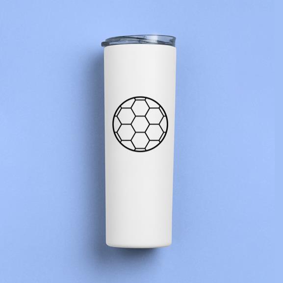 Big Soccer Ball Stroke Tumbler