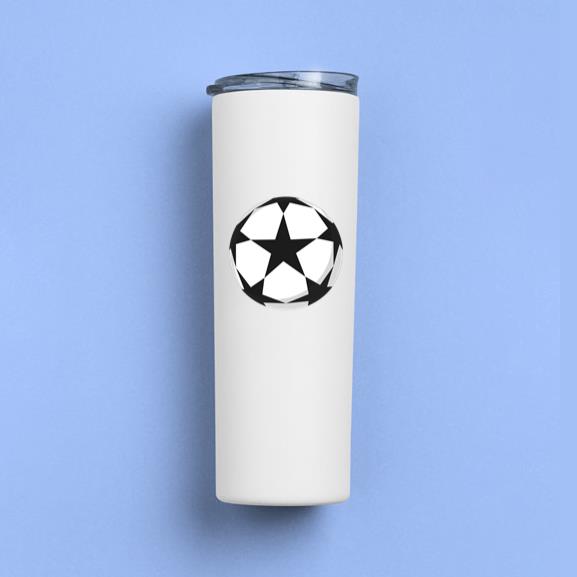 Football Star Soccer Illustration Tumbler