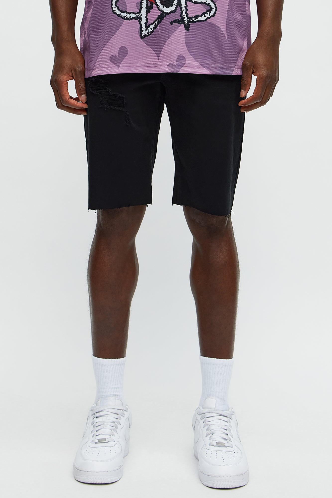 Earl Denim Shorts - Black