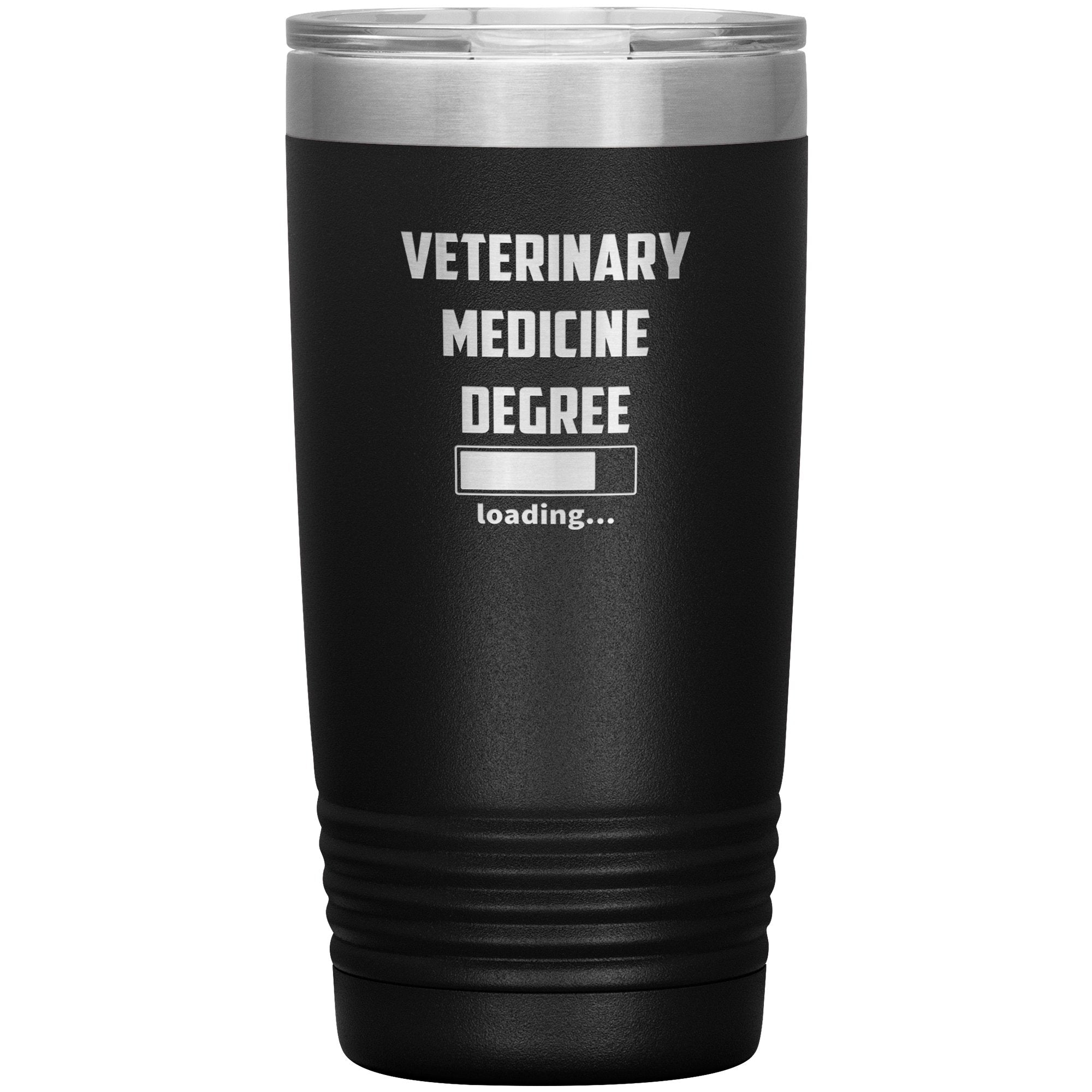 Vet Student - Veterinary medicine degree loading Vacuum Tumbler Vet Tech/Vet Student/Veterinary Gift 20oz