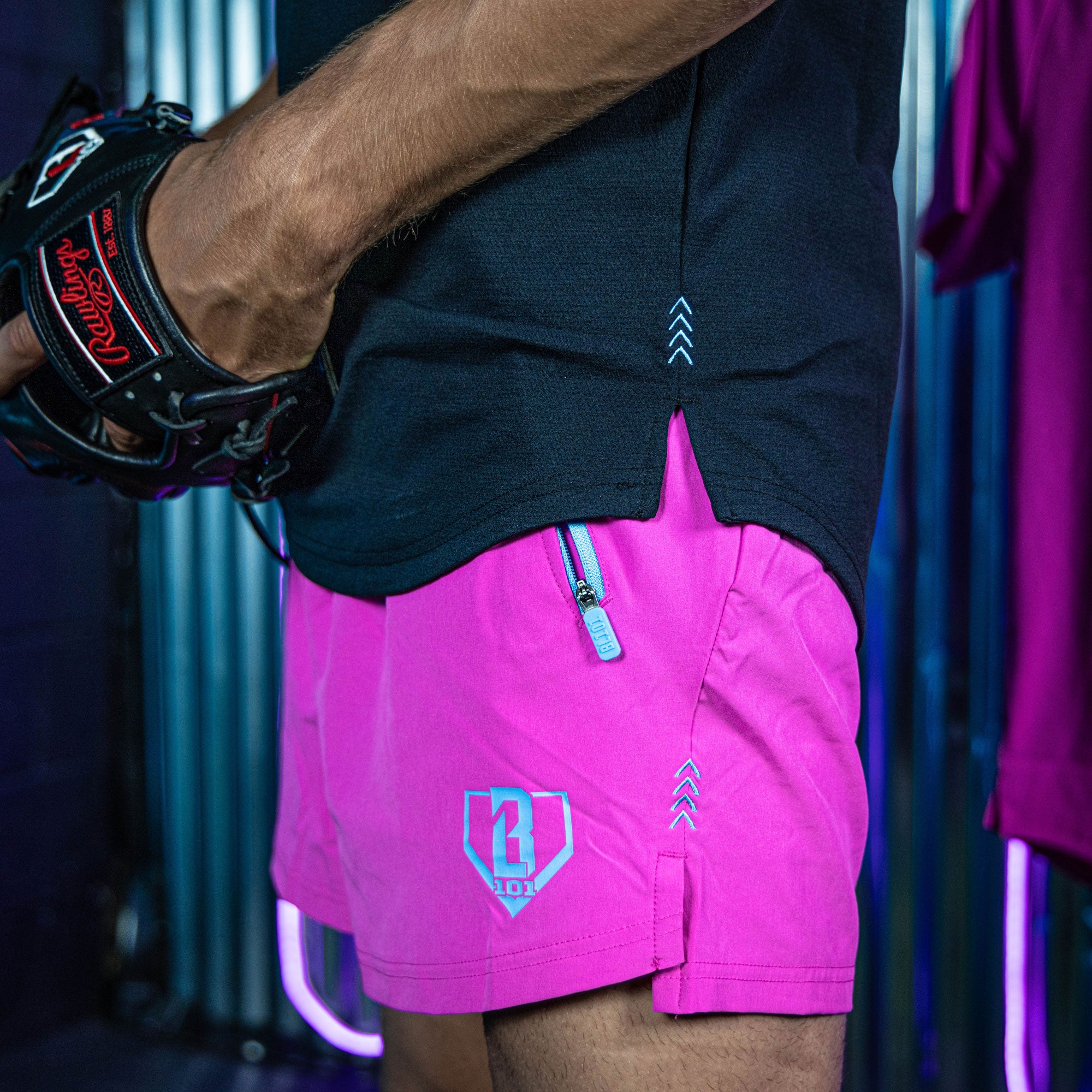 Pro Series Shorts V2 with Liner - Cotton Candy Pink